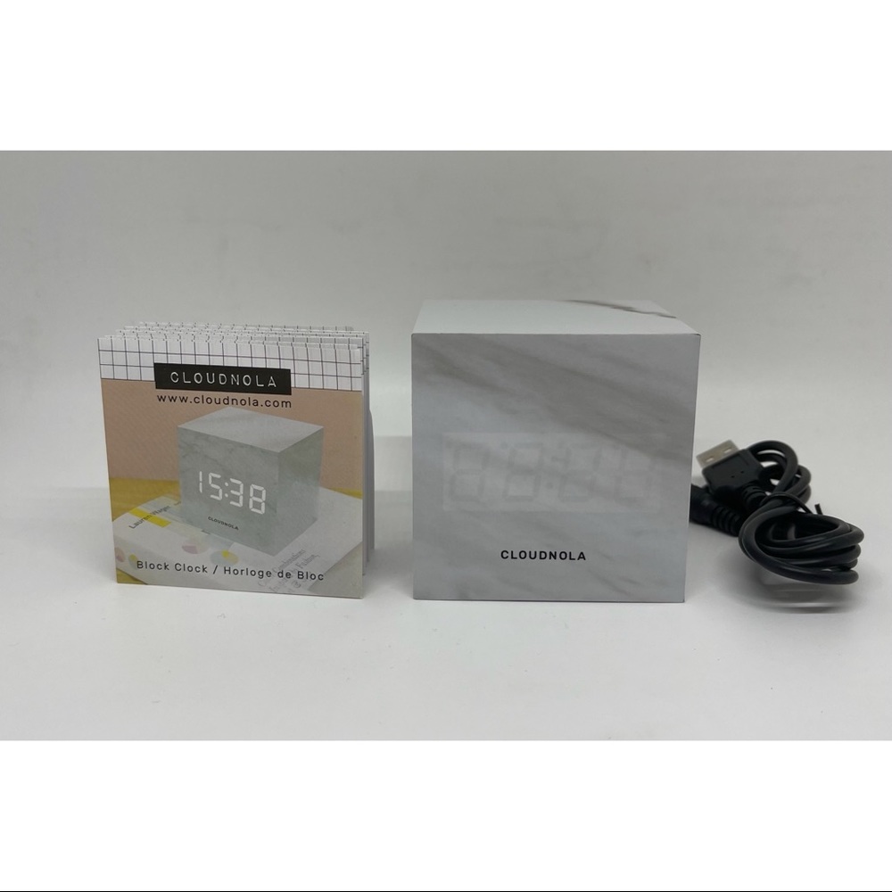 Cloudnola Block Clock